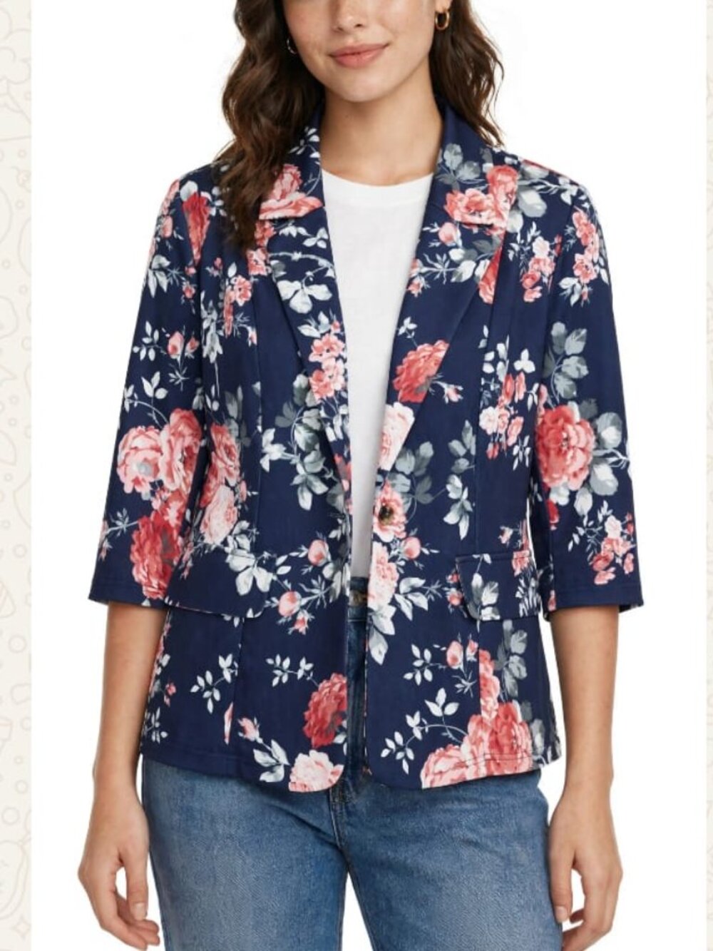 Cute floral blazer
